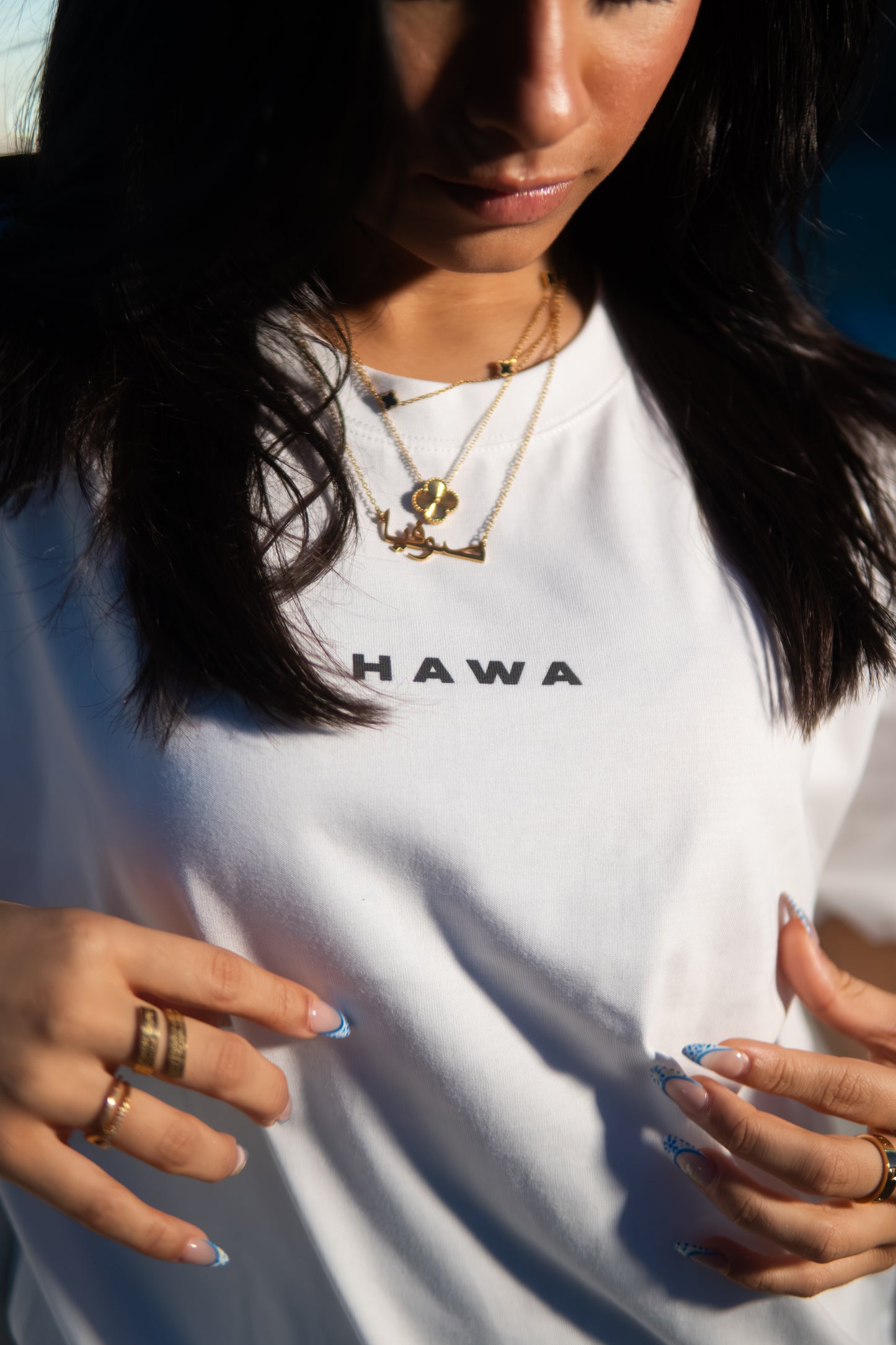 White Palestine Graphic Tee