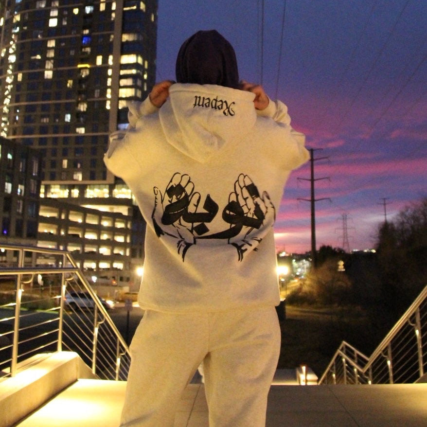 Repent Light Grey Hoodie